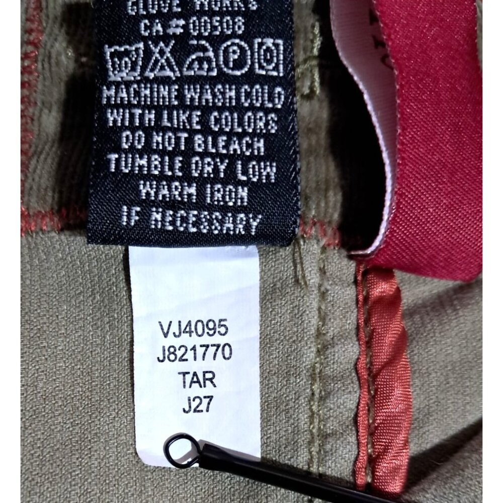 JAG Jeans Olive Green Corduroy Jacket Womens M Epaulets - Picture 9 of 10